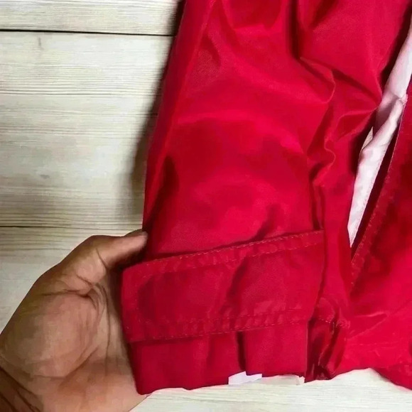 Vtg 90’s Nike Men’s Red Hooded Anorak 1/2 Zip Pullover Windbreaker Jacket Sz XL - Picture 6 of 16